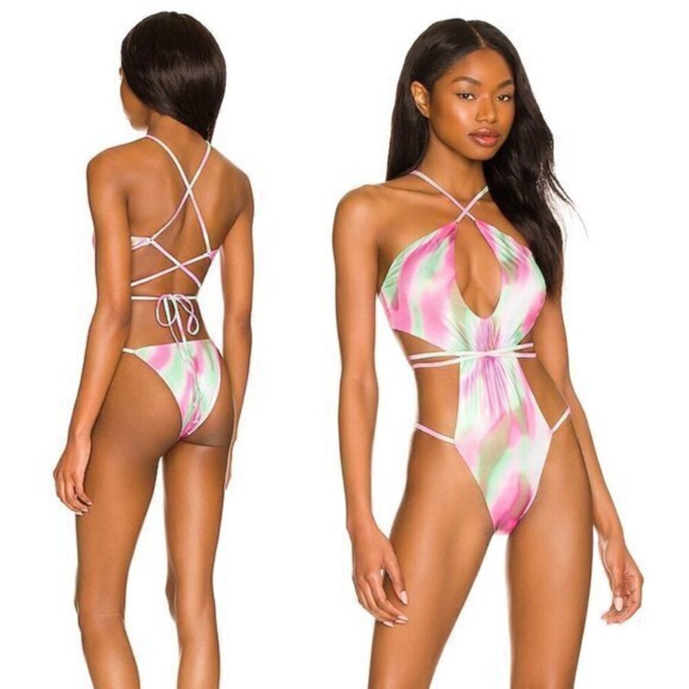 Like You Do One Piece in Pink Melon Skies - Lovers and Friends